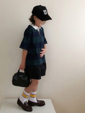 「アイテム（バッグ）」を使った、nami *さん（キッズ・110cm）の秋コーディネート