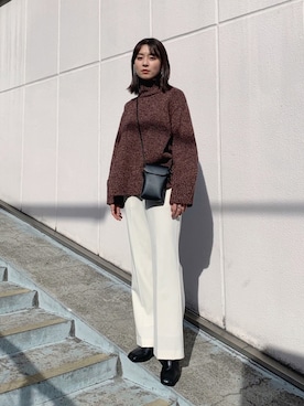 minahoさん（レディース・163cm）の冬コーディネート