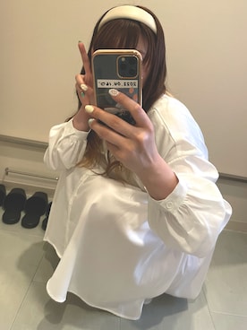 「GRL（グレイル）のアイテム（シャツワンピース）」を使った、yunaさん（レディース・160cm）の春コーディネート