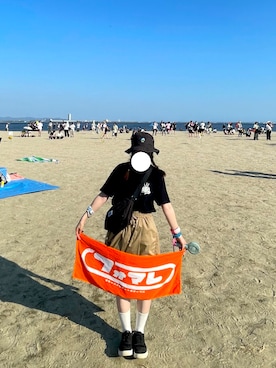 「夏フェス」｜saco *さん（レディース・155cm）の秋コーディネート