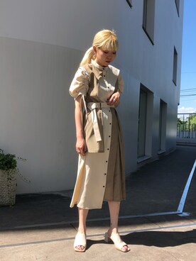 Shoko Horikawaさん（レディース・165cm）の夏コーディネート