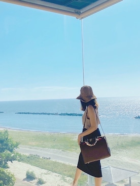 Mori Maiさん（レディース・165cm）の夏コーディネート