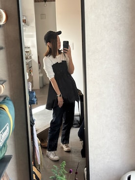 「アイテム（キャミソール）」を使った、Yuki Katagiriさん（レディース・160cm）の秋コーディネート