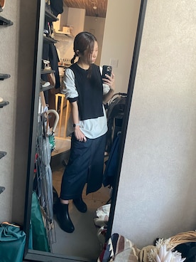 Yuki Katagiriさん（レディース・160cm）の春コーディネート
