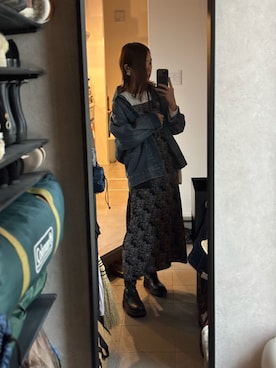 「アイテム（ワンピース/ドレス）」を使った、Yuki Katagiriさん（レディース・160cm・30代）の冬コーディネート