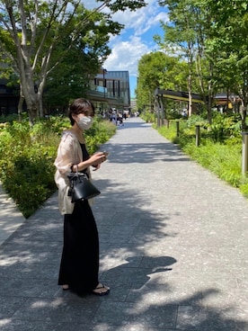 「Acne Studios（アクネストゥディオズ）のアイテム（トップス）」を使った、ｍｏｅさん（レディース・159cm）の夏コーディネート