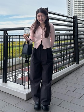 「Hender Scheme（エンダースキーマ）のアイテム（ハンドバッグ）」を使った、Tokukoさん（レディース・155cm）の秋コーディネート