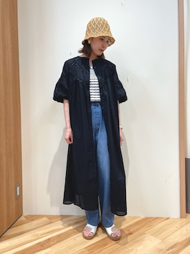 「SM2（エスエムツー）のアイテム（ワンピース/ドレス）」を使った、arisaさん（レディース・160cm）の夏コーディネート