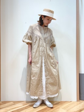 「SM2（エスエムツー）のアイテム（ワンピース/ドレス）」を使った、arisaさん（レディース・160cm）の夏コーディネート