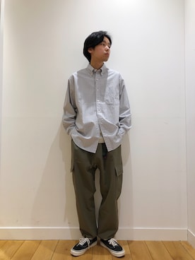 「VANS（バンズ）のアイテム（その他）」を使った、KATOさん（メンズ・179cm）の春コーディネート