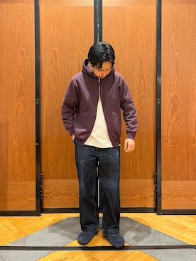 加藤 葵さん（メンズ・179cm）の冬コーディネート