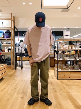 「NEW BALANCE（ニューバランス）のNew Balance ニューバランス ML703BC(D) TRIPLE BK(BC)（スニーカー）」を使った、KATOさん（メンズ・179cm）の夏コーディネート