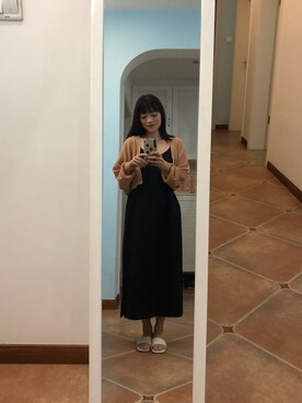 「nitca（ニトカ）のアイテム」を使った、アカネさん（レディース・153cm）の冬コーディネート