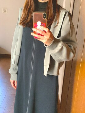 「ハイネックトップス」｜あき(º﹃º)さん（レディース・160cm）の秋コーディネート