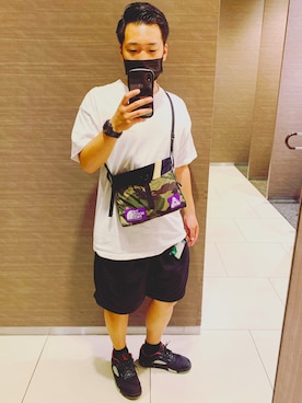 「no brand（ノーブランド）のアイテム（スタジャン）」を使った、T.J.Yさん（メンズ・168cm）の夏コーディネート