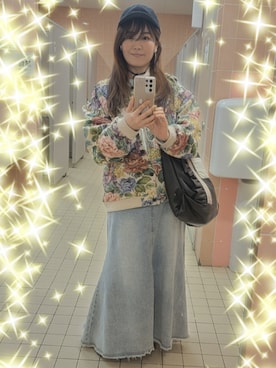 「HOOK（フック）のアイテム」を使った、atsukoさん（レディース・157cm）の冬コーディネート