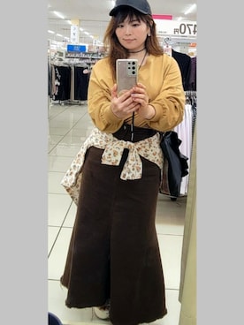 「アイテム（トップス）」を使った、atsukoさん（レディース・157cm・40代）の秋コーディネート