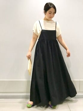 「BEARDSLEY」｜「アイテム（財布/小物）」を使った、yamさん（レディース・152cm）の夏コーディネート