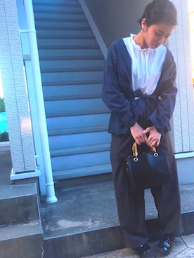 「AULI（アウリィ）のアイテム」を使った、k2.さん（レディース・150cm）の春コーディネート