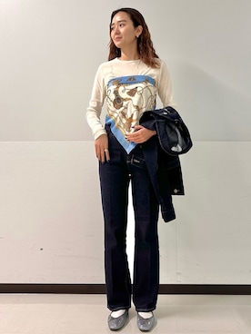 「OPAQUE.CLIP（オペークドットクリップ）のアイテム」を使った、Hazukiさん（レディース・165cm）の冬コーディネート
