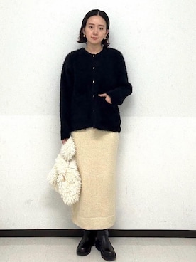 「OPAQUE.CLIP（オペークドットクリップ）のアイテム」を使った、Hazukiさん（レディース・165cm）の秋コーディネート