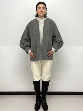 「OPAQUE.CLIP（オペークドットクリップ）のアイテム」を使った、Hazukiさん（レディース・166cm）の秋コーディネート