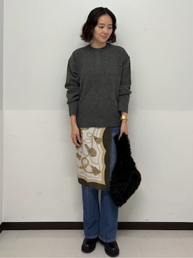 「OPAQUE.CLIP（オペークドットクリップ）のアイテム」を使った、Hazukiさん（レディース・166cm）の秋コーディネート