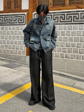 「selle glant（セレグランテ）のアイテム」を使った、syogoさん（メンズ・180cm）の春コーディネート