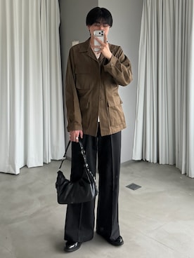 「selle glant（セレグランテ）のアイテム」を使った、syogoさん（メンズ・180cm）の春コーディネート