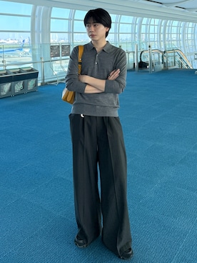 「アイテム（ハンドバッグ）」を使った、syogoさん（メンズ・180cm・20代）の秋コーディネート