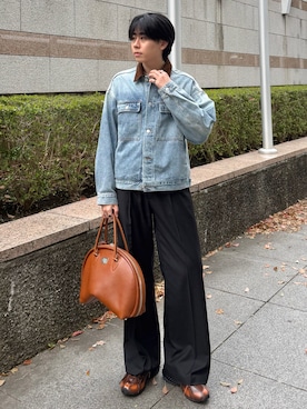 「selle glant（セレグランテ）のアイテム」を使った、syogoさん（メンズ・180cm）の春コーディネート