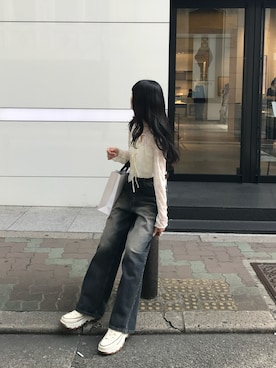 「CONVERSE（コンバース）のアイテム」を使った、momoさん（骨格ナチュラル・レディース・158cm）の夏コーディネート