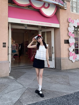 「アイテム（パンプス）」を使った、momoさん（骨格ナチュラル・レディース・158cm）の夏コーディネート
