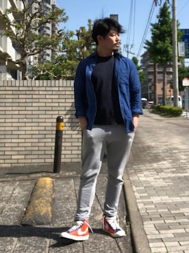 seiさんの「オーバーサイズクルーネックT（半袖）」を使ったコーディネート