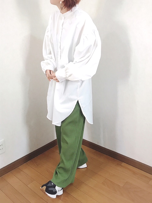 セール】ボリュームスリーブオーバーサイズシャツ（シャツ