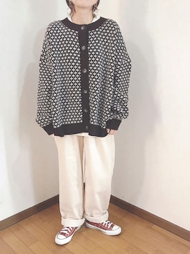 「GRL（グレイル）のアイテム（ピアス（両耳用））」を使った、あゆさん（レディース・157cm）の秋コーディネート