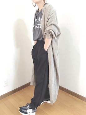 「antiqua」｜「アイテム（ワンピース/ドレス）」を使った、あゆさん（レディース・157cm）の秋コーディネート
