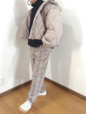 「Ciena」｜「アイテム（ジャケット/アウター）」を使った、あゆさん（レディース・157cm）の冬コーディネート