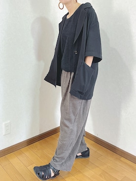 「NOMINE（ノミネ）のアイテム（ジャケット/アウター）」を使った、あゆさん（レディース・157cm）の秋コーディネート