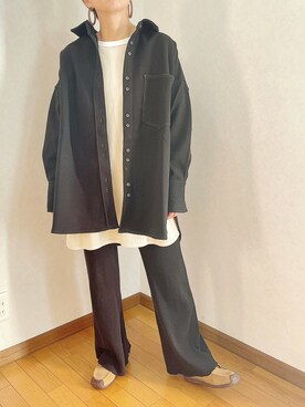 「antiqua」｜「アイテム（その他シューズ）」を使った、あゆさん（レディース・157cm）の冬コーディネート