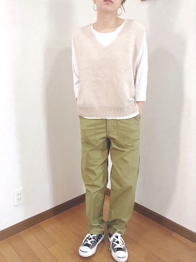 「LUCA（ルカ）のアイテム」を使った、あゆさん（レディース・157cm）の秋コーディネート