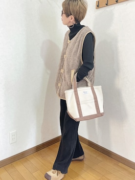 「ARMY TWILL（アーミーツイル）のアイテム」を使った、あゆさん（レディース・157cm）の秋コーディネート