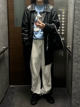 「STELLA McCARTNEY（ステラマッカートニー）のアイテム」を使った、Aさん（レディース・167cm）の冬コーディネート