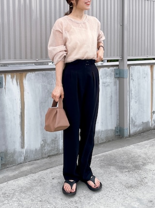 ＜6(ROKU)＞SUKE ELBOW PATCH KNIT/ニット 6（ロク）の「＜6(ROKU)＞SUKE ELBOW PATCH KNIT/ニット（ニット