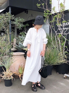 「FREE'S MART（フリーズマート）のアイテム（シューズ）」を使った、𝕂𝔼𝕀𝕂𝕆さん（レディース・160cm）の夏コーディネート