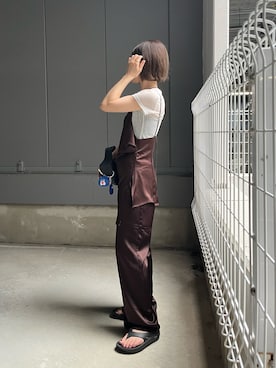 「H&M（エイチ・アンド・エム）のアイテム（トップス）」を使った、𝕂𝔼𝕀𝕂𝕆さん（レディース・160cm）の秋コーディネート