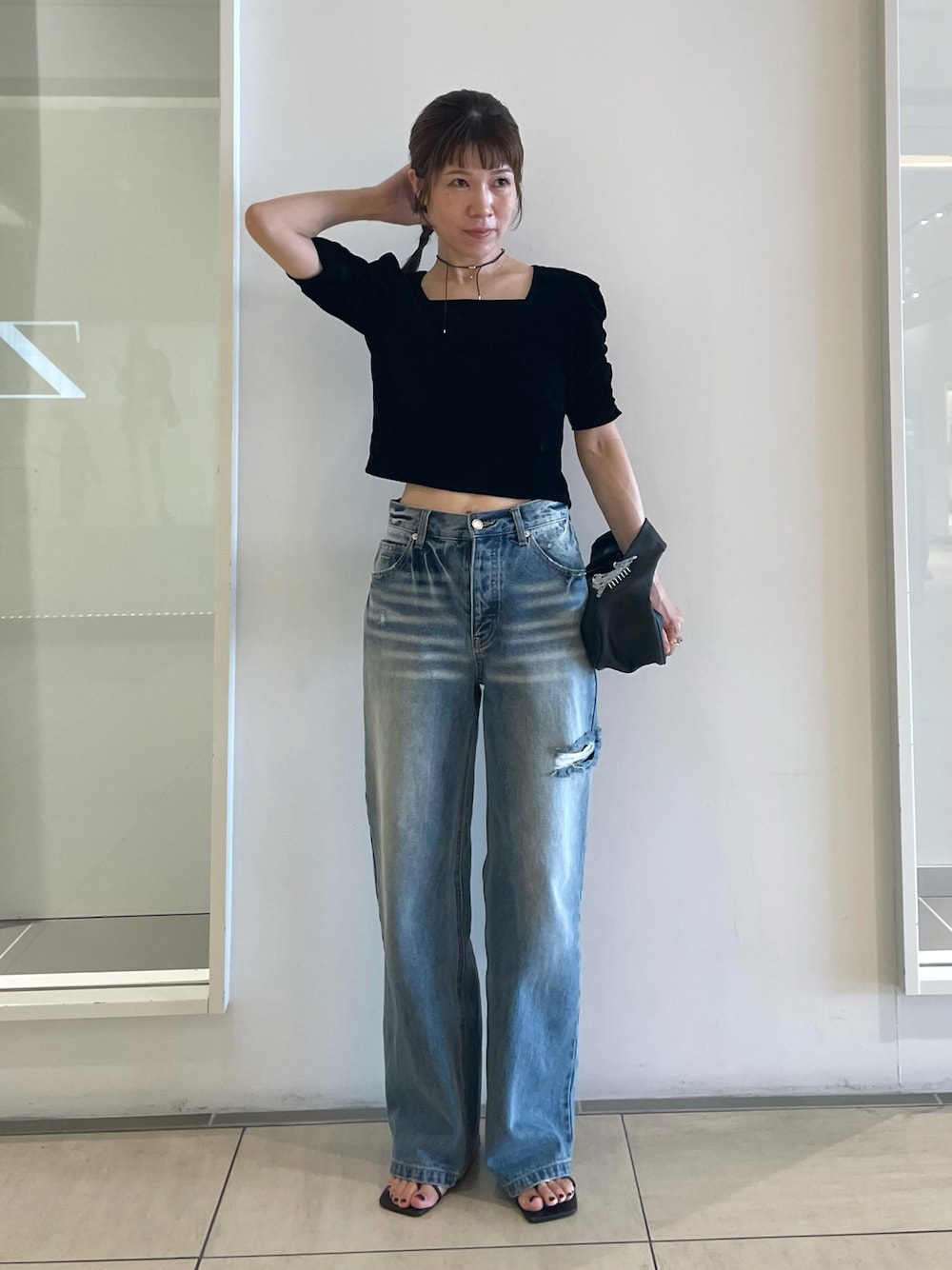 パンツ SENEE loose vintage like denim loose vintage like denim（ルーズビンテージライクデニム