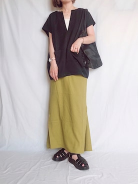 「FREE'S MART（フリーズマート）のアイテム（シューズ）」を使った、𝕂𝔼𝕀𝕂𝕆さん（レディース・160cm）の夏コーディネート