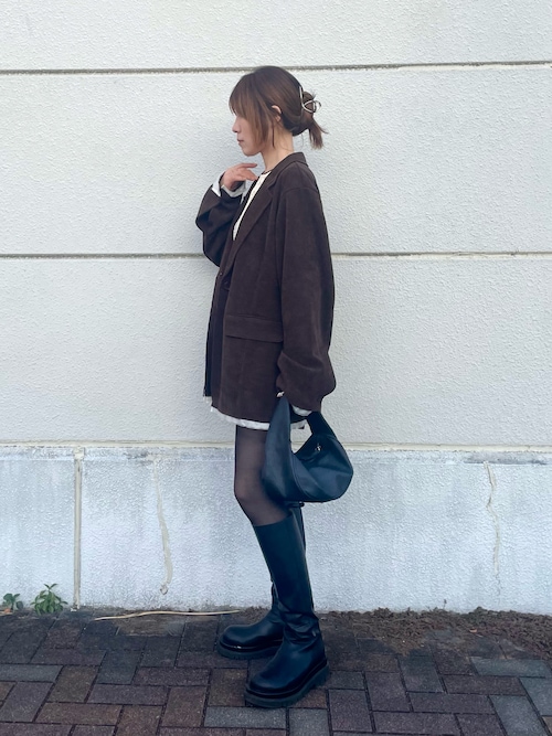 セットアップ対応】コーデュロイオーバージャケット（テーラード