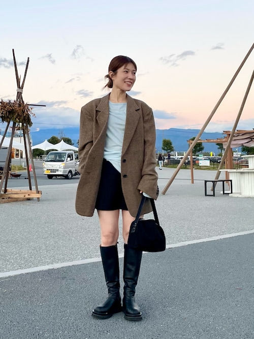 Herringbone Wool Jacket（テーラードジャケット）｜anuke（アンヌーク